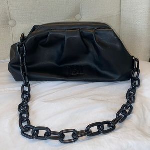 Black chain purse